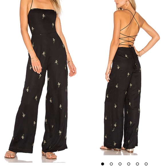 House of Harlow 1960 Pants - House of Harlow 1960 Black Jumpsuit